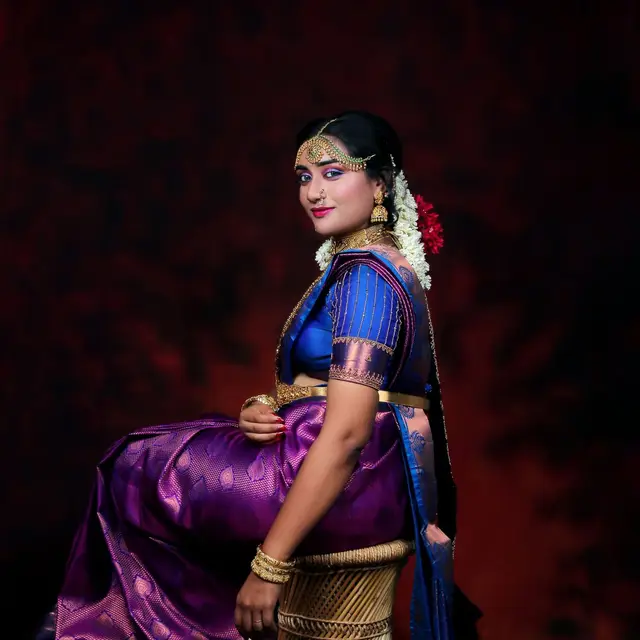 Kanjivaram-Style Silk Saree