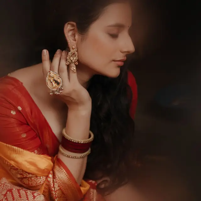 Red Banarasi Silk Saree