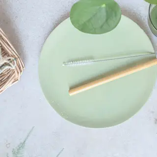 Green Laminated Sitting Plates