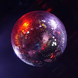 Mirror Ball with Pin Spots