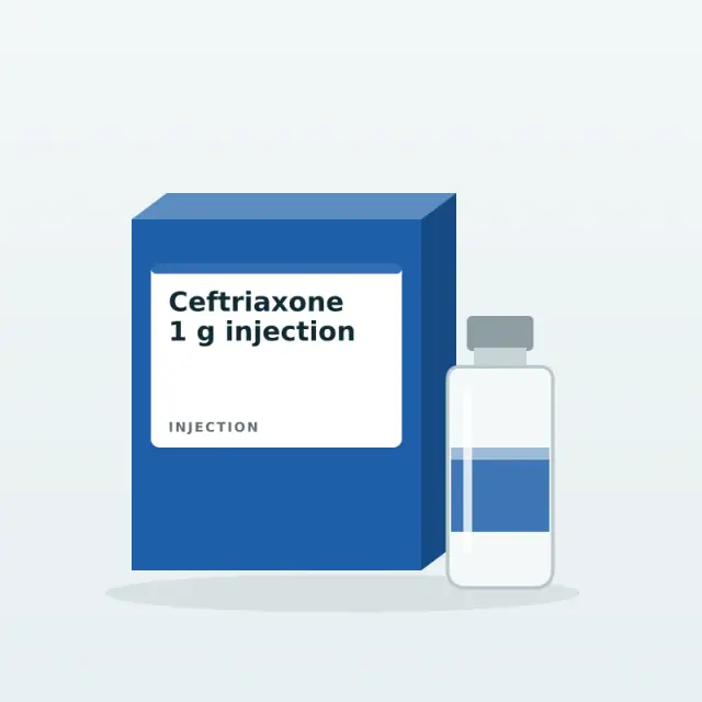 Ceftriaxone 1 g injection