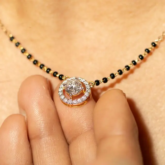 Diamond-Cut Mangalsutra