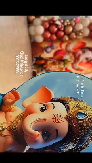 Little Ganesha Theme Birthday Decor
